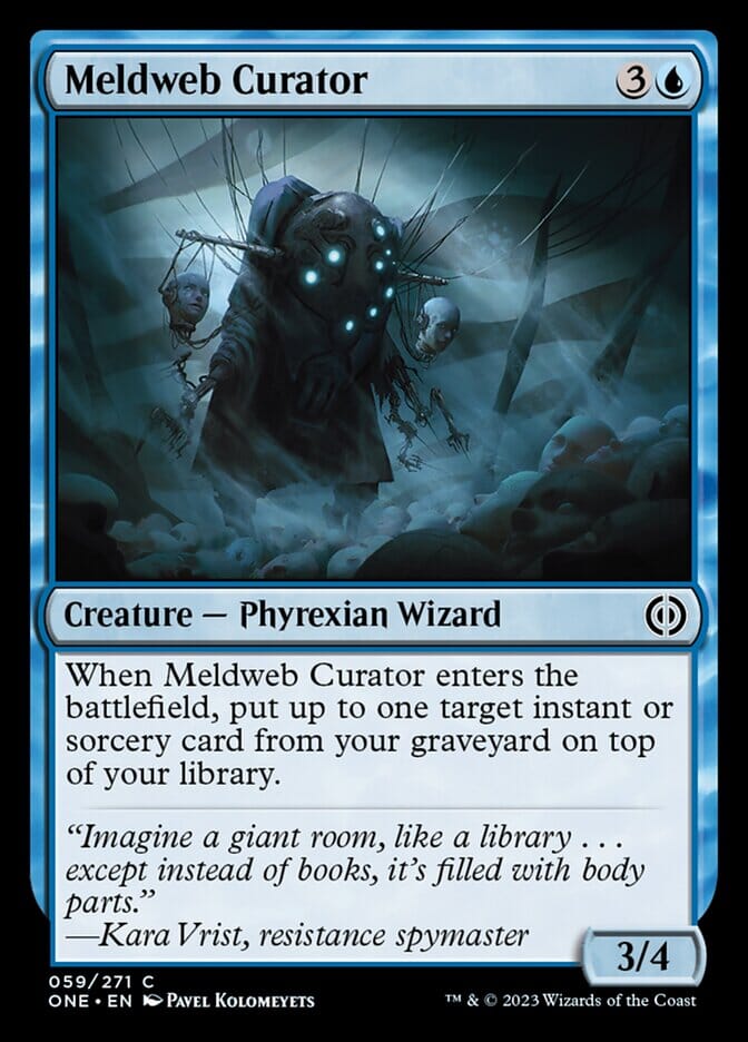 Meldweb Curator [Phyrexia: All Will Be One] MTG Single Magic: The Gathering  | Multizone: Comics And Games