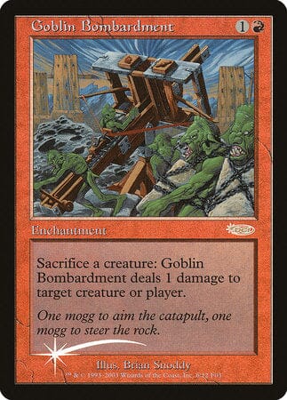 Goblin Bombardment [Friday Night Magic 2003] MTG Single Magic: The Gathering  | Multizone: Comics And Games