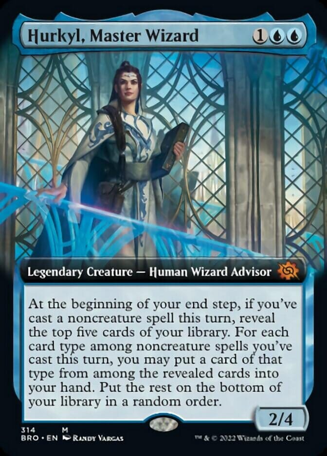 Hurkyl, Master Wizard (Extended Art) [The Brothers' War] MTG Single Magic: The Gathering  | Multizone: Comics And Games