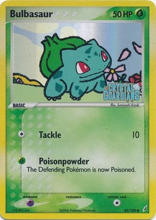 Bulbasaur (45/100) (Stamped) [EX: Crystal Guardians] Pokemon Single Pokémon  | Multizone: Comics And Games
