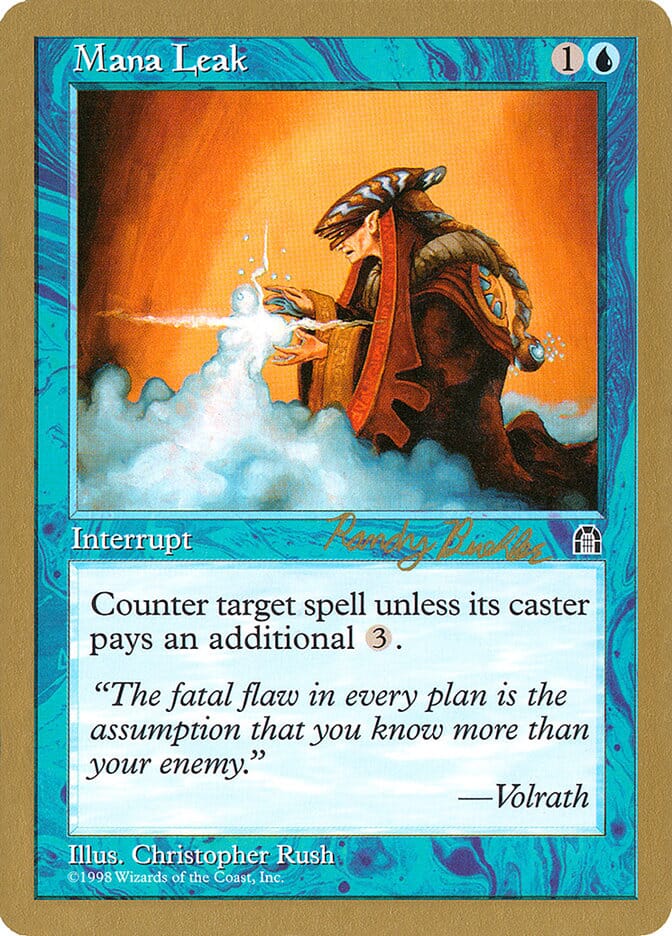 Mana Leak (Randy Buehler) [World Championship Decks 1998] MTG Single Magic: The Gathering  | Multizone: Comics And Games
