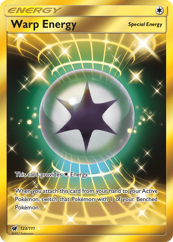 Warp Energy (123/111) [Sun & Moon: Crimson Invasion] Pokemon Single Pokémon  | Multizone: Comics And Games