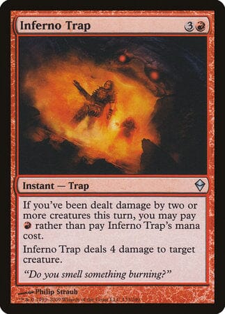 Inferno Trap [Zendikar] MTG Single Magic: The Gathering  | Multizone: Comics And Games