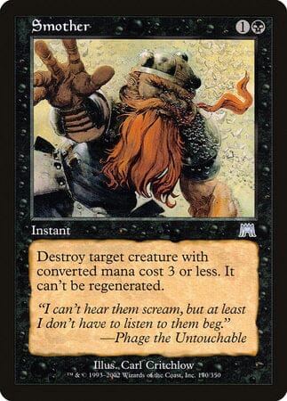 Smother [Onslaught] MTG Single Magic: The Gathering  | Multizone: Comics And Games