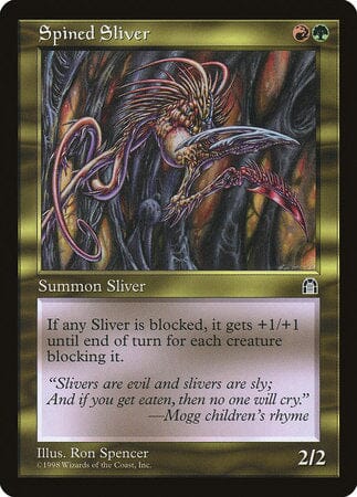 Spined Sliver [Stronghold] MTG Single Magic: The Gathering  | Multizone: Comics And Games