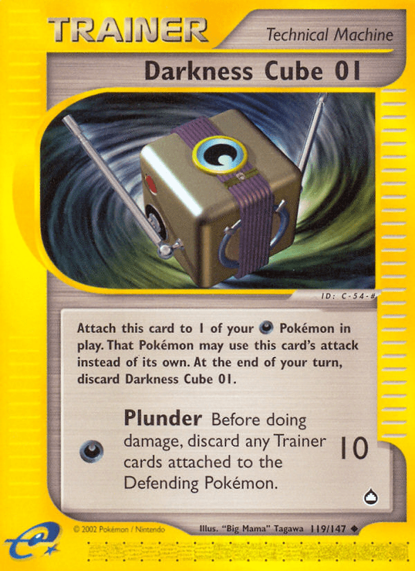 Darkness Cube 01 (119/147) [Aquapolis] Pokemon Single Pokémon  | Multizone: Comics And Games