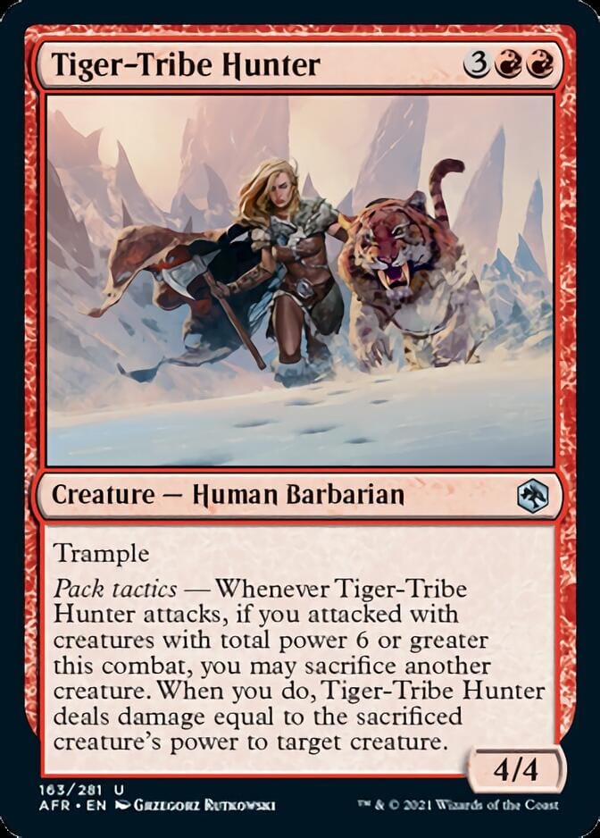 Tiger-Tribe Hunter [Dungeons & Dragons: Adventures in the Forgotten Realms] MTG Single Magic: The Gathering  | Multizone: Comics And Games