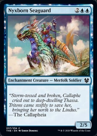 Nyxborn Seaguard [Theros Beyond Death] MTG Single Magic: The Gathering  | Multizone: Comics And Games