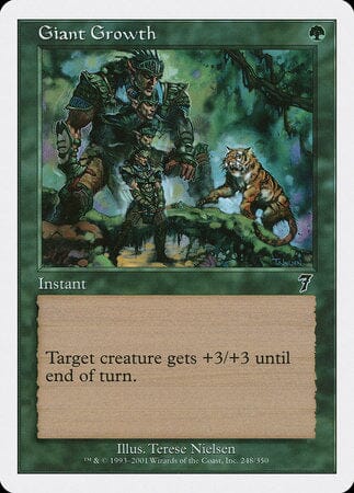 Giant Growth [Seventh Edition] MTG Single Magic: The Gathering  | Multizone: Comics And Games