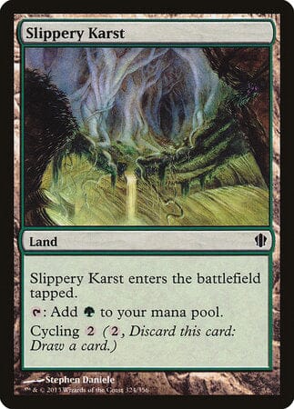 Slippery Karst [Commander 2013] MTG Single Magic: The Gathering  | Multizone: Comics And Games