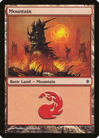 Mountain (172) [New Phyrexia] MTG Single Magic: The Gathering  | Multizone: Comics And Games