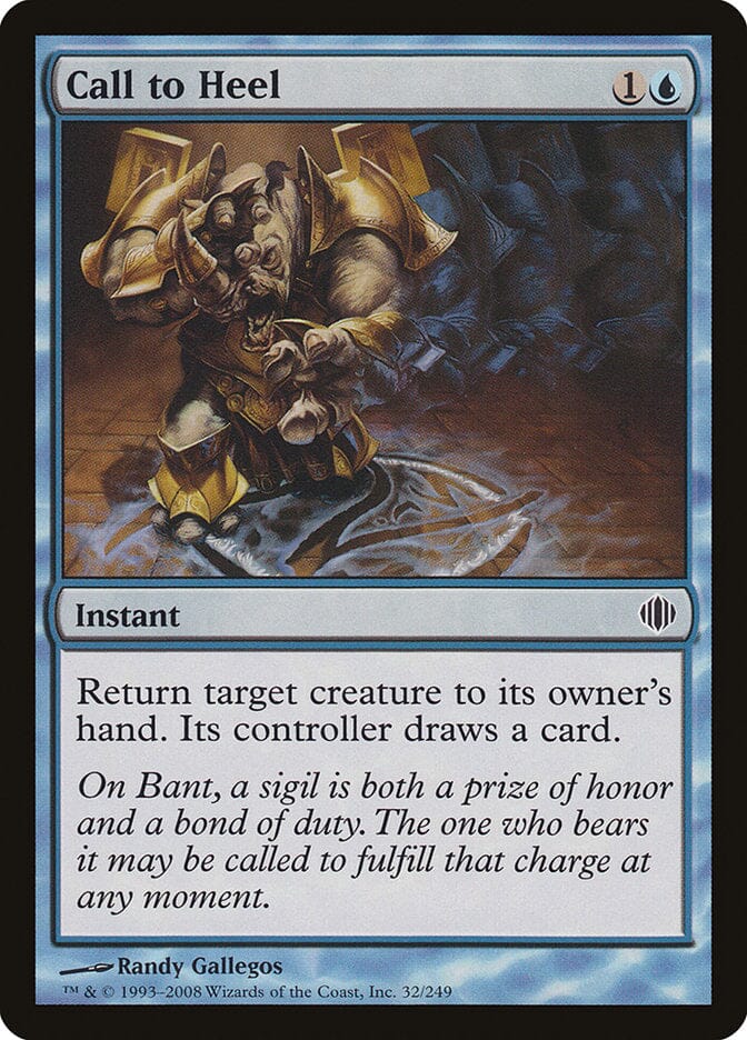 Call to Heel [Shards of Alara] MTG Single Magic: The Gathering  | Multizone: Comics And Games