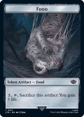 Food (11) // Human Soldier (02) Double-Sided Token [The Lord of the Rings: Tales of Middle-Earth Tokens] MTG Single Magic: The Gathering  | Multizone: Comics And Games