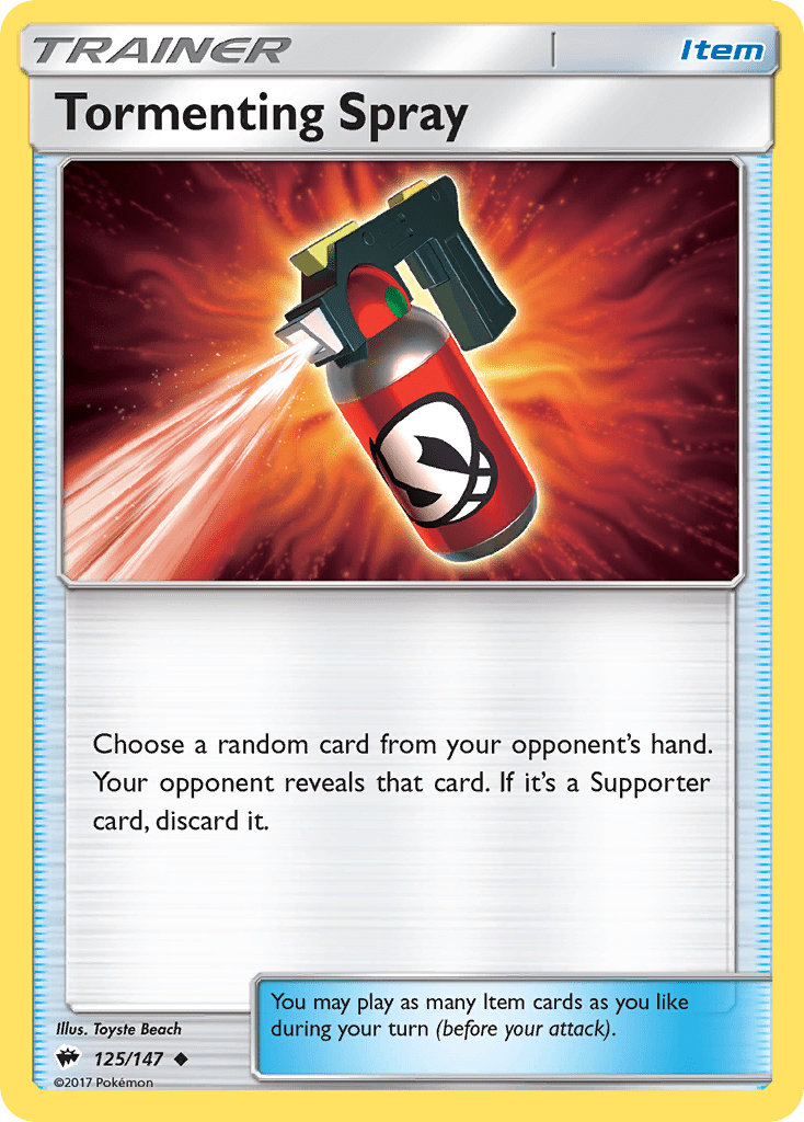 Tormenting Spray (125/147) [Sun & Moon: Burning Shadows] Pokemon Single Pokémon  | Multizone: Comics And Games