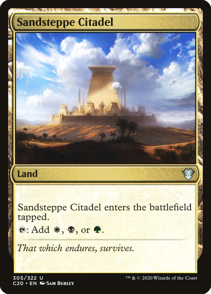 Sandsteppe Citadel [Commander 2020] MTG Single Magic: The Gathering  | Multizone: Comics And Games