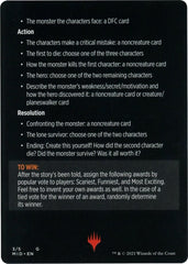 Into the Story: Horror Edition (Magic Minigame) [Innistrad: Midnight Hunt Minigame] MTG Single Magic: The Gathering  | Multizone: Comics And Games