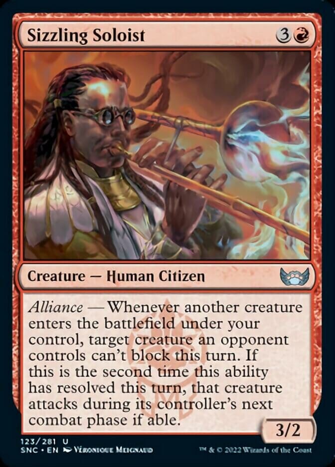 Sizzling Soloist [Streets of New Capenna] MTG Single Magic: The Gathering  | Multizone: Comics And Games