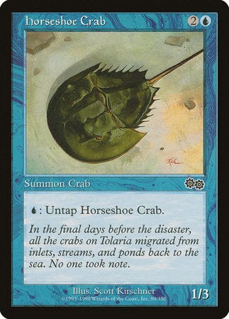 Horseshoe Crab [Urza's Saga] MTG Single Magic: The Gathering  | Multizone: Comics And Games