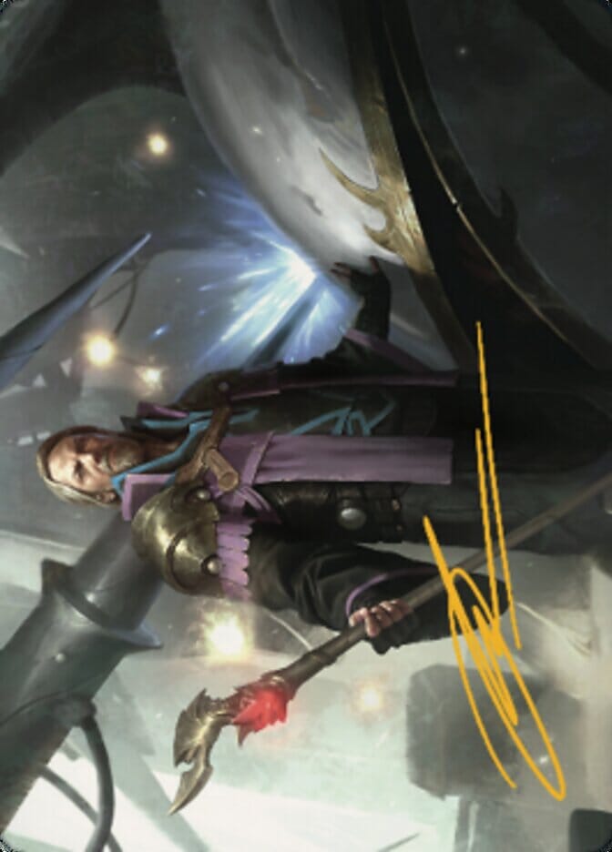 Urza, Prince of Kroog Art Card (Gold-Stamped Signature) [The Brothers' War Art Series] MTG Single Magic: The Gathering  | Multizone: Comics And Games