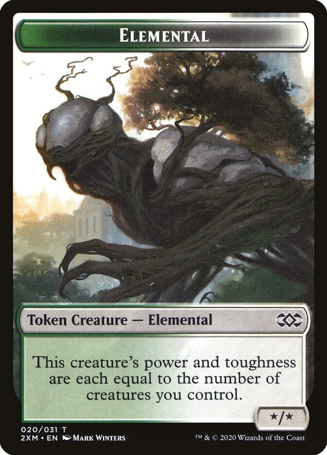 Elemental Token [Double Masters] MTG Single Magic: The Gathering  | Multizone: Comics And Games