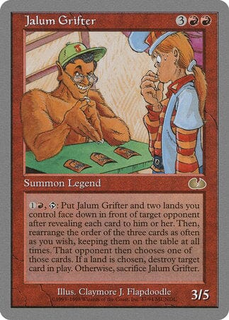 Jalum Grifter [Unglued] MTG Single Magic: The Gathering  | Multizone: Comics And Games