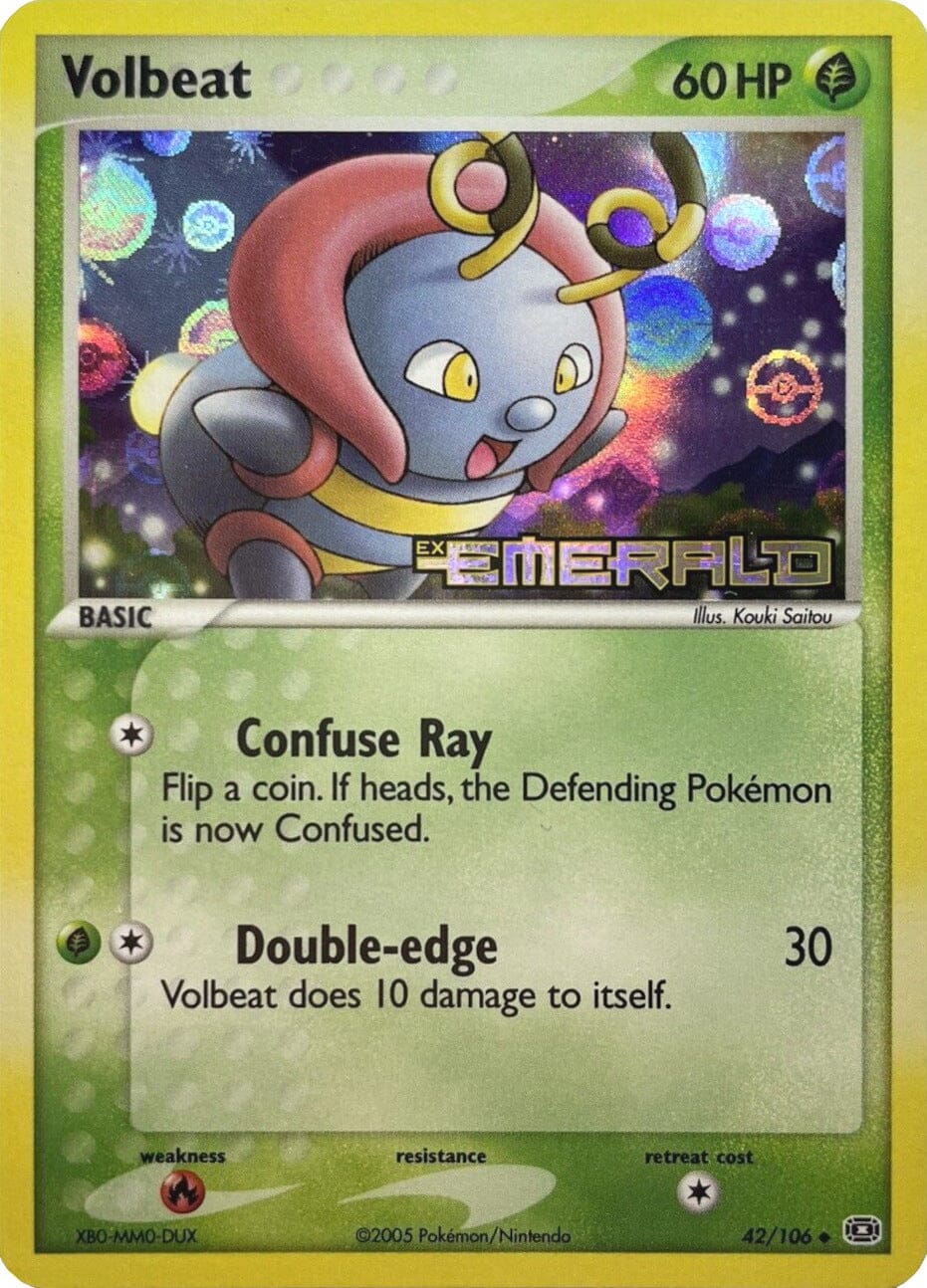 Volbeat (42/106) (Stamped) [EX: Emerald] Pokemon Single Pokémon  | Multizone: Comics And Games