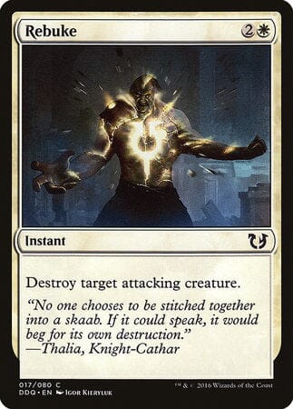 Rebuke [Duel Decks: Blessed vs. Cursed] MTG Single Magic: The Gathering  | Multizone: Comics And Games
