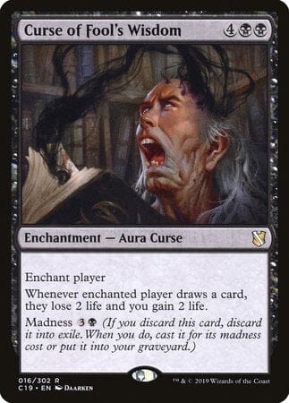 Curse of Fool's Wisdom [Commander 2019] MTG Single Magic: The Gathering  | Multizone: Comics And Games