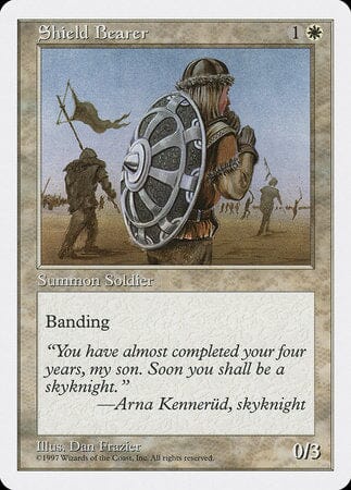 Shield Bearer [Fifth Edition] MTG Single Magic: The Gathering  | Multizone: Comics And Games