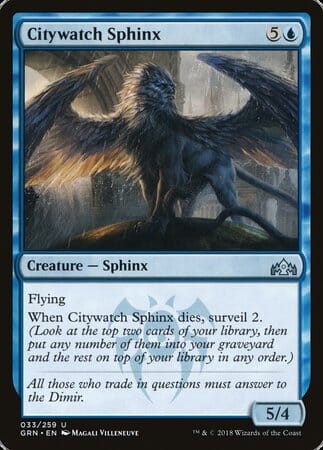 Citywatch Sphinx [Guilds of Ravnica] MTG Single Magic: The Gathering  | Multizone: Comics And Games