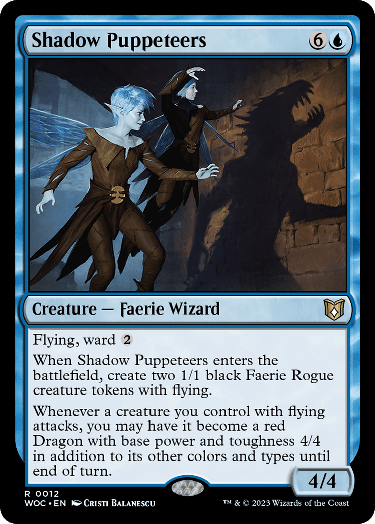 Shadow Puppeteers [Wilds of Eldraine Commander] MTG Single Magic: The Gathering  | Multizone: Comics And Games