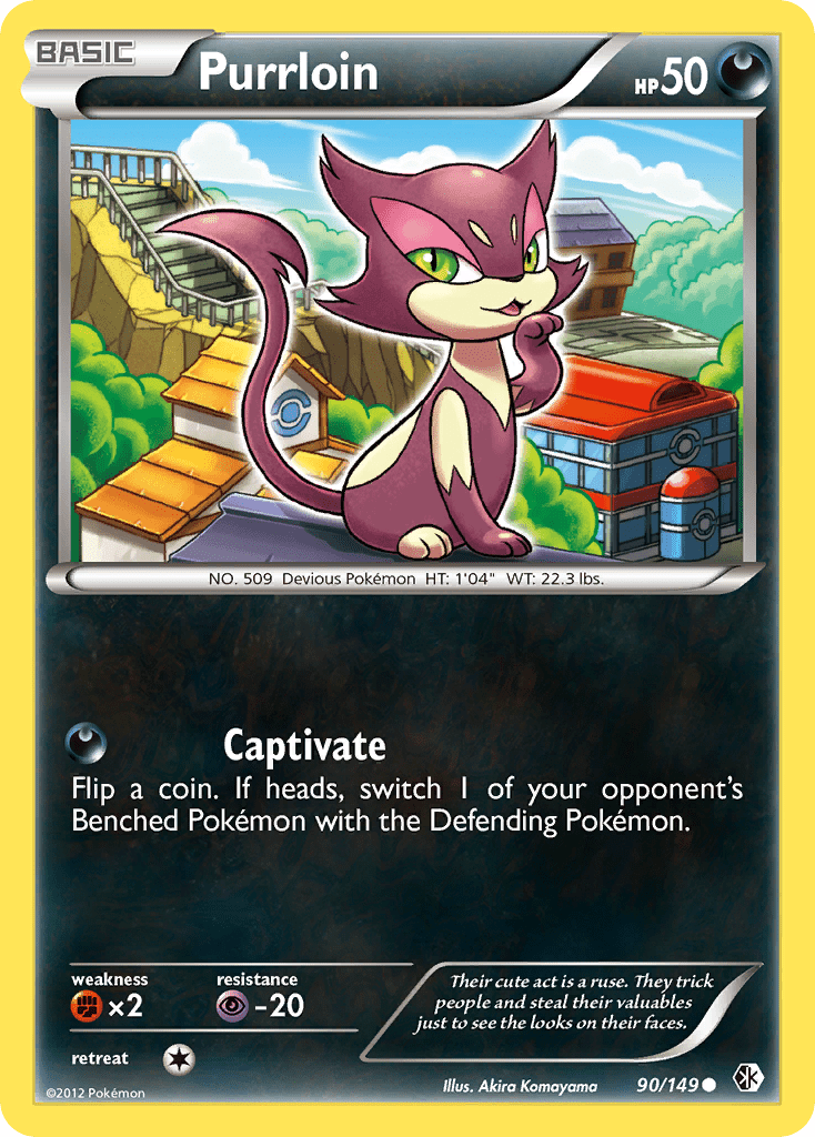Purrloin (90/149) [Black & White: Boundaries Crossed] Pokemon Single Pokémon  | Multizone: Comics And Games