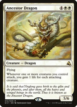 Ancestor Dragon [Global Series Jiang Yanggu & Mu Yanling] MTG Single Magic: The Gathering  | Multizone: Comics And Games