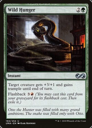 Wild Hunger [Ultimate Masters] MTG Single Magic: The Gathering  | Multizone: Comics And Games