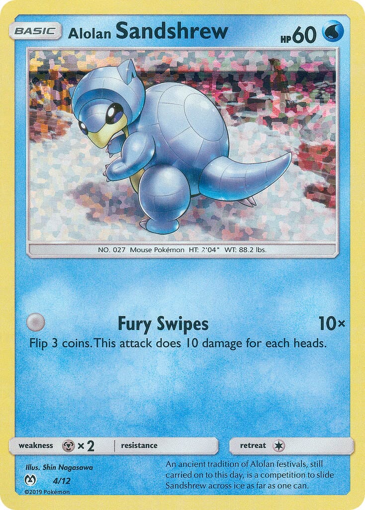 Alolan Sandshrew (4/12) [McDonald's Promos: 2019 Collection] Pokemon Single Pokémon  | Multizone: Comics And Games