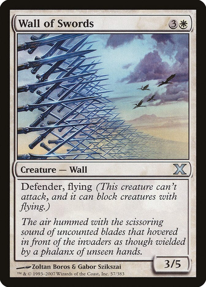 Wall of Swords [Tenth Edition] MTG Single Magic: The Gathering  | Multizone: Comics And Games