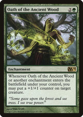 Oath of the Ancient Wood [Magic 2014] MTG Single Magic: The Gathering  | Multizone: Comics And Games