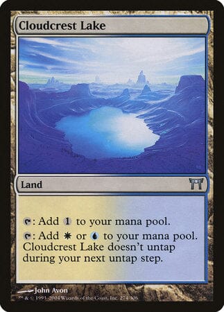 Cloudcrest Lake [Champions of Kamigawa] MTG Single Magic: The Gathering  | Multizone: Comics And Games