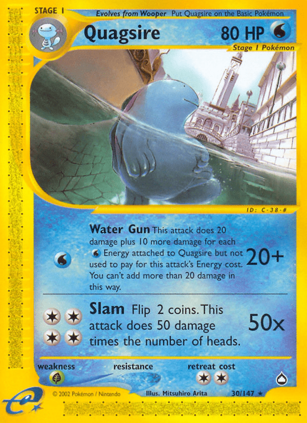 Quagsire (30/147) [Aquapolis] Pokemon Single Pokémon  | Multizone: Comics And Games