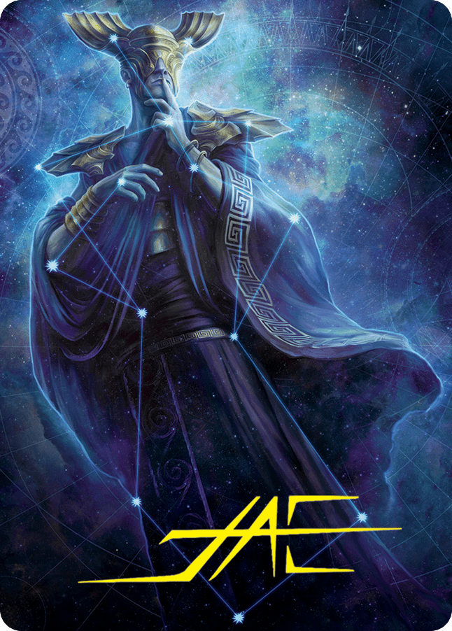 Atris, Oracle of Half-Truths Art Card (Gold-Stamped Signature) [March of the Machine Art Series] MTG Single Magic: The Gathering  | Multizone: Comics And Games