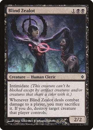 Blind Zealot [New Phyrexia] MTG Single Magic: The Gathering  | Multizone: Comics And Games