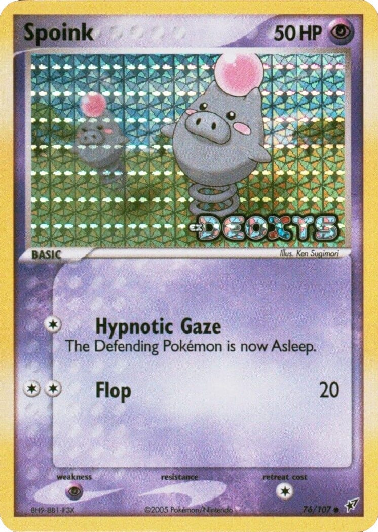 Spoink (76/107) (Stamped) [EX: Deoxys] Pokemon Single Pokémon  | Multizone: Comics And Games