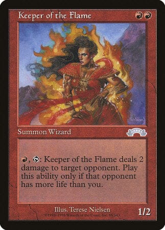 Keeper of the Flame [Exodus] MTG Single Magic: The Gathering  | Multizone: Comics And Games