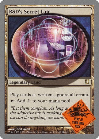 R&D's Secret Lair [Unhinged] MTG Single Magic: The Gathering  | Multizone: Comics And Games