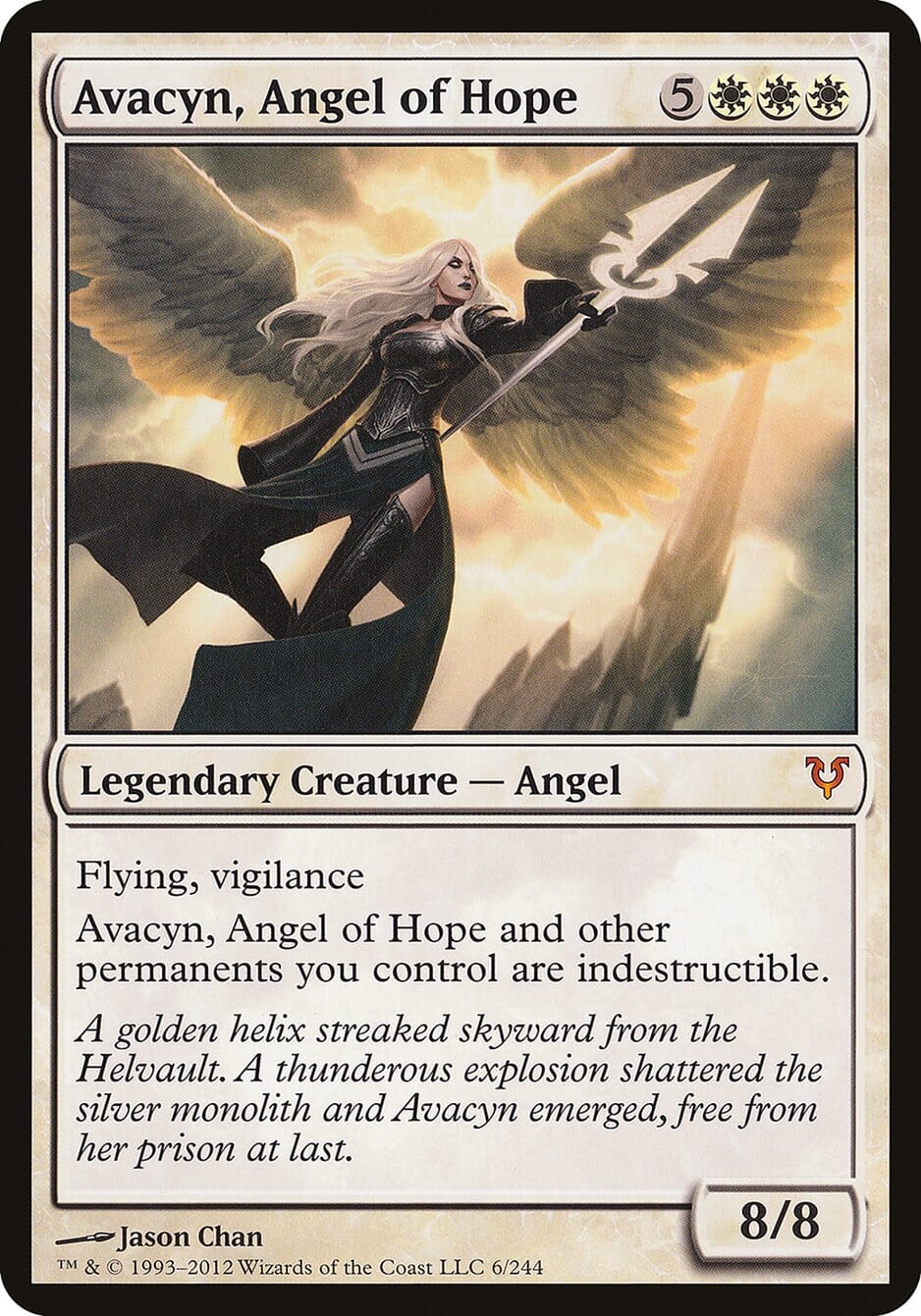 Avacyn, Angel of Hope (Oversized) [Open the Helvault] MTG Single Magic: The Gathering  | Multizone: Comics And Games