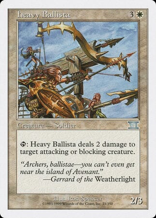 Heavy Ballista [Classic Sixth Edition] MTG Single Magic: The Gathering  | Multizone: Comics And Games