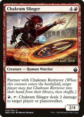 Chakram Slinger [Battlebond Promos] MTG Single Magic: The Gathering  | Multizone: Comics And Games