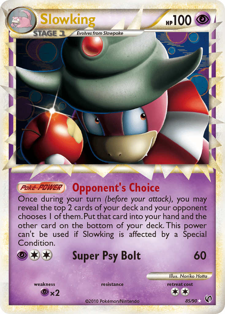 Slowking (85/90) [HeartGold & SoulSilver: Undaunted] Pokemon Single Pokémon  | Multizone: Comics And Games