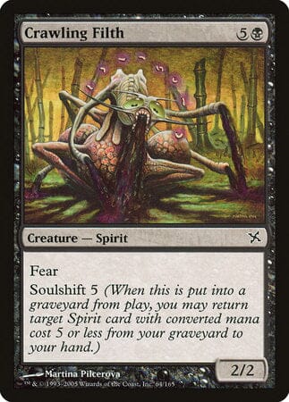 Crawling Filth [Betrayers of Kamigawa] MTG Single Magic: The Gathering  | Multizone: Comics And Games
