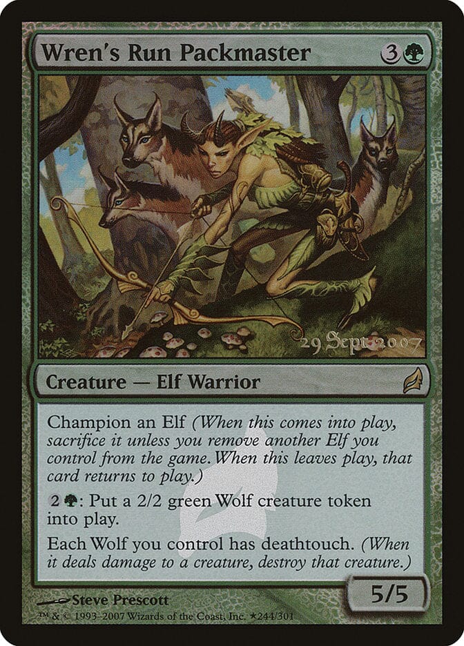 Wren's Run Packmaster [Lorwyn Promos] MTG Single Magic: The Gathering  | Multizone: Comics And Games
